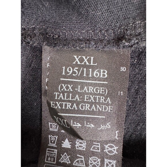 AllSaints Figure Long Sleeve Henley Mens XXL Black Cotton Regular Fit Casual - Picture 10 of 12